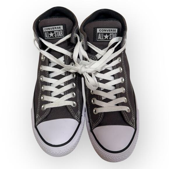 Converse Mens Size 8 Chuck Taylor All Star 154841C Gray Running Shoes Sneakers - Picture 3 of 16